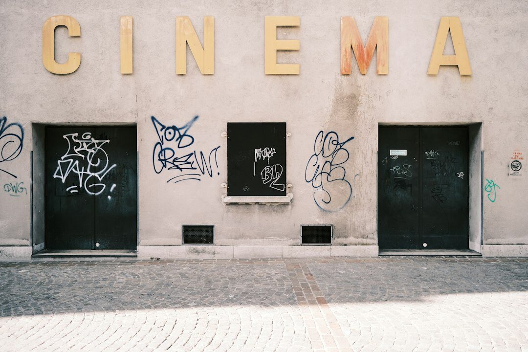 cinematic film scene